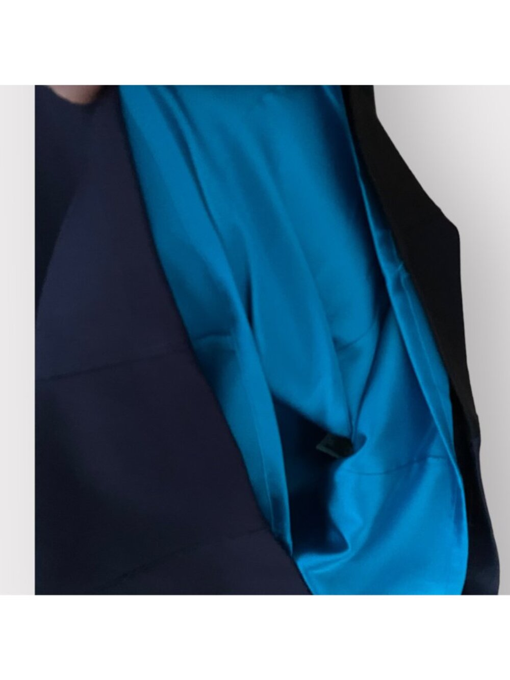 Elie Tahari Size 10 Navy Margot Sleeveless Round Neck Knee Length Sheath Dress - Picture 6 of 11